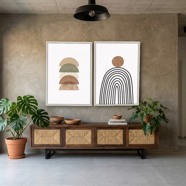 Kit Quadros Decorativos Boho