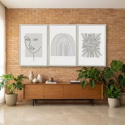 Kit Quadros Decorativos Minimalista