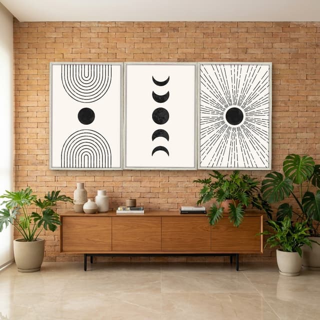 Kit Quadros Decorativos Boho