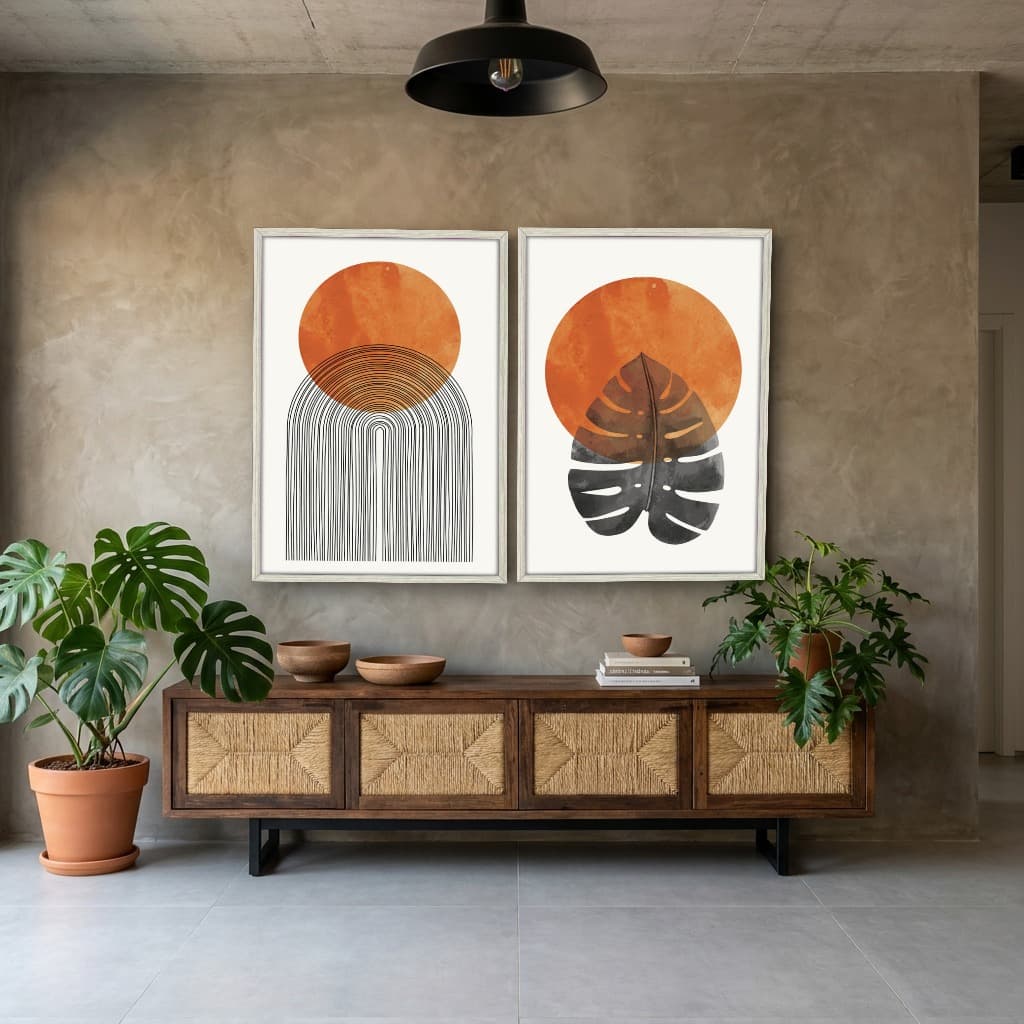 Kit Quadros Decorativos Tropical