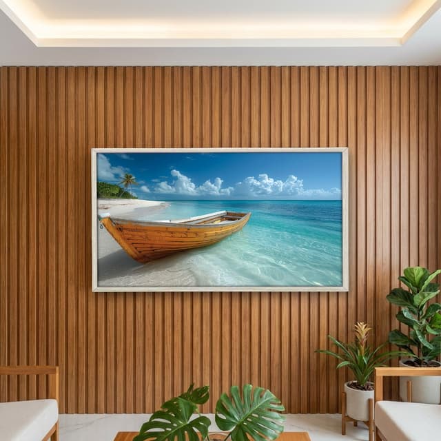 Quadro Decorativo Na Areia