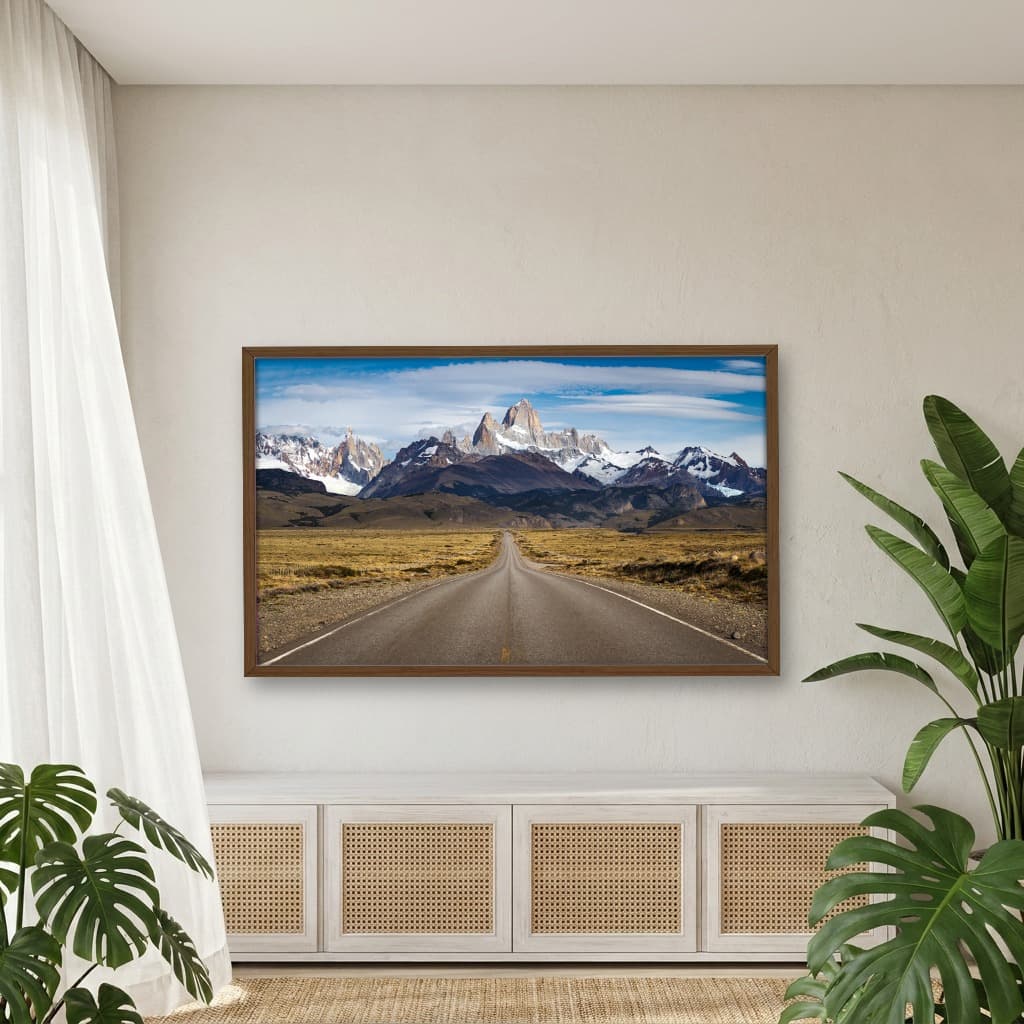 Quadro Decorativo Estrada Com Montanhas