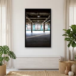 Quadro Decorativo Sala Com Janelas